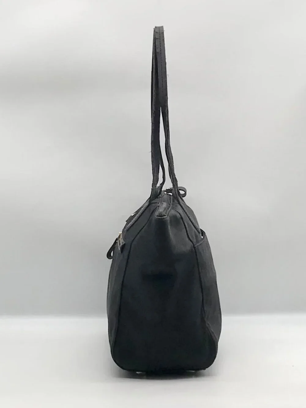 Michael Kors Black Nylon Kelsey Top Zip Tote Bag